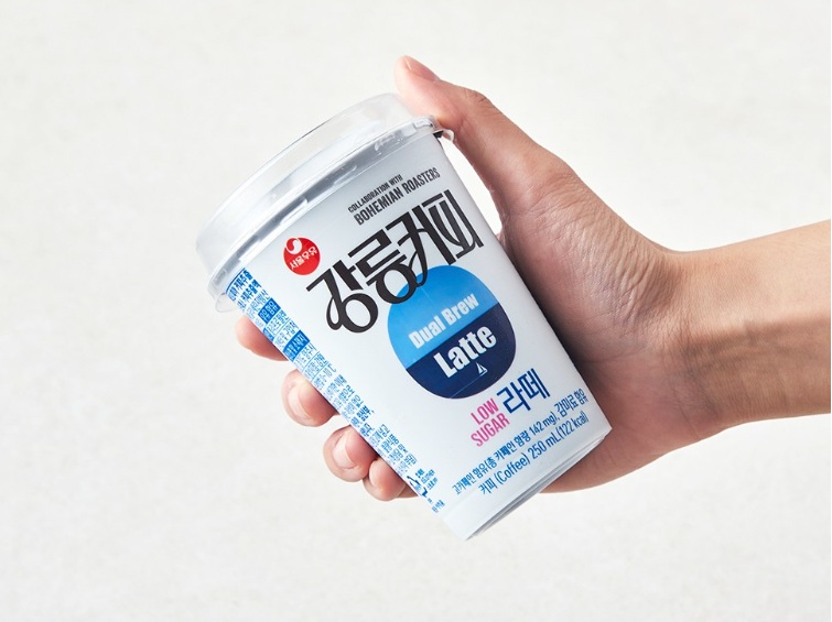 강릉커피 듀얼브루 Low Sugar 라떼, 250ml, 20개
